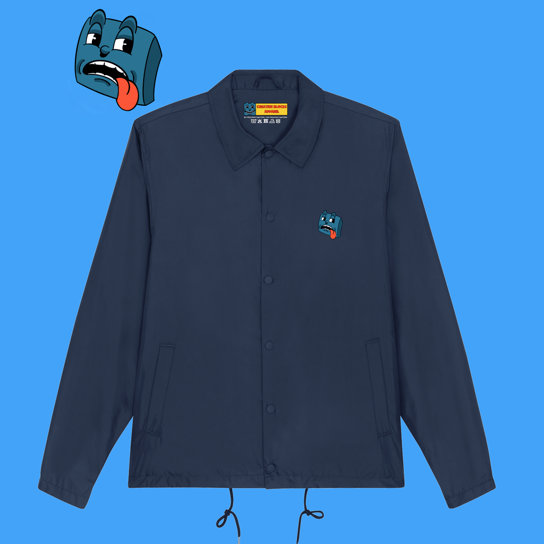 Unisex Coach Jacket (French Navy)